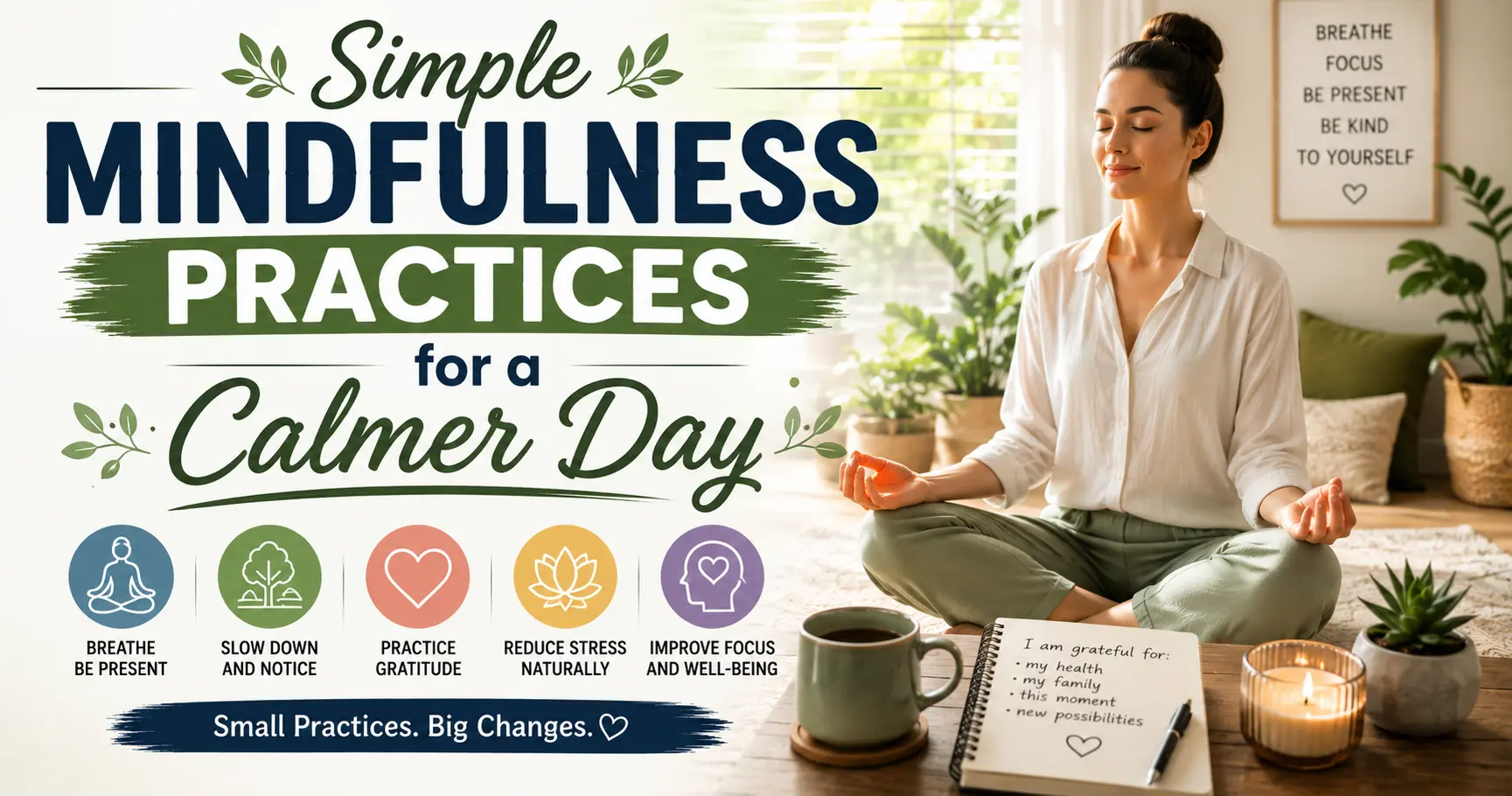 mindfulness habits that promote calmness focus and emotional well being