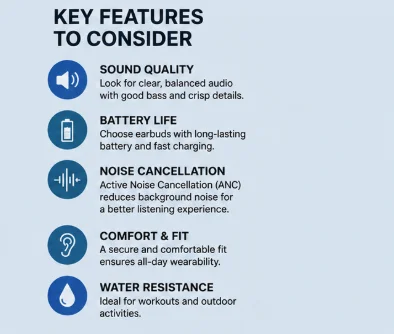 features of wireless earbuds