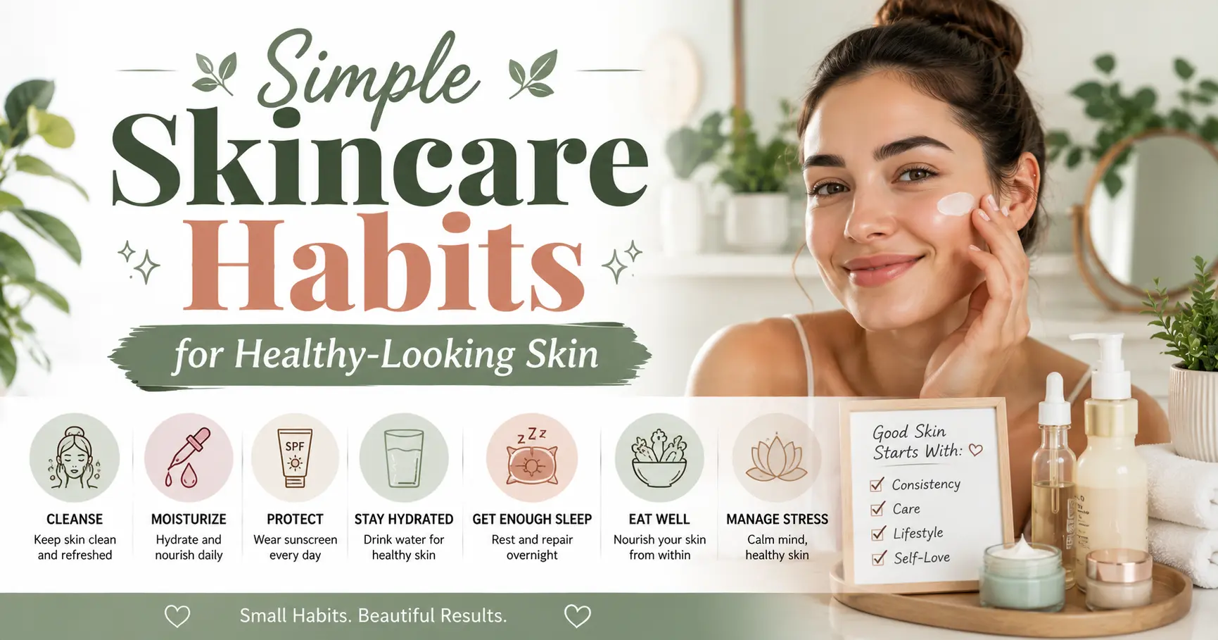 daily skincare habits for healthy glowing skin