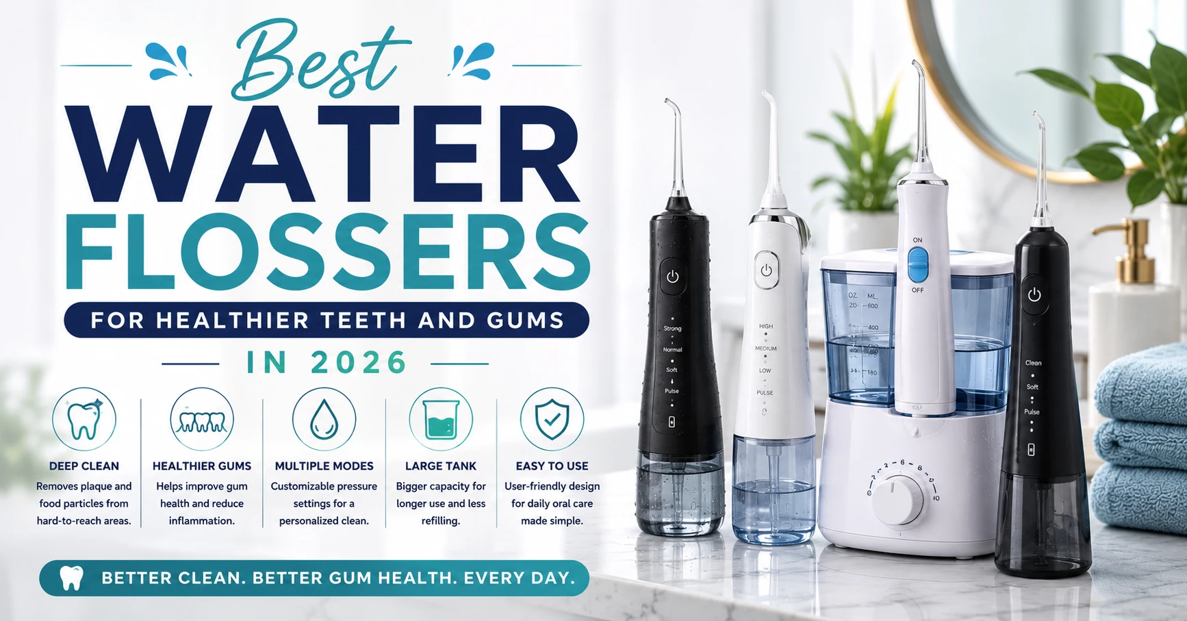 best water flossers for healthier teeth and gums in 2026